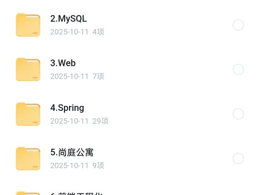 某谷Java就业班(202503开课)